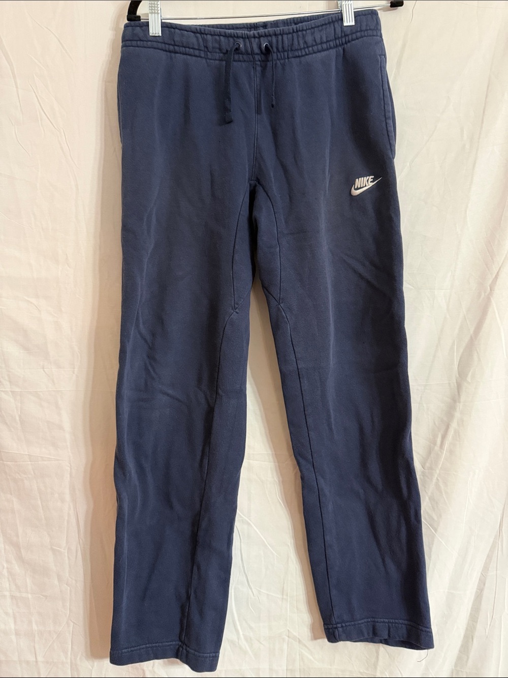 Nike Navy Sweatpants with White Swoosh
